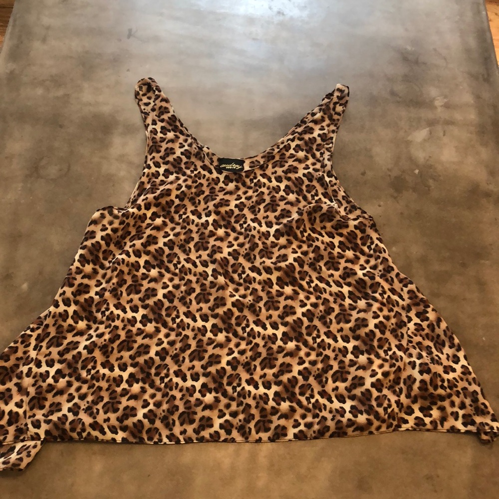 Leopard Sheer Tank